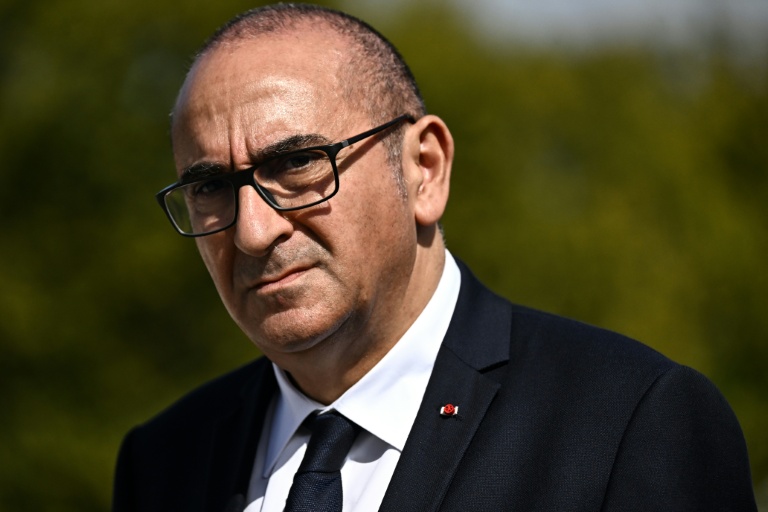 Le ministre de l'Intérieur, Laurent Nuñez, le 18 septembre 2026 à Mérignac, en Gironde