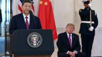 Xi Jinping s'exprime à la Maison Blanche près de Donald Trump, le 24 septembre 2026