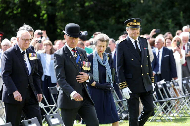 La princesse Anne au mémorial de Thiepval pour célébrer les 110 ans de la bataille de la Somme, le 1er juillet 2026