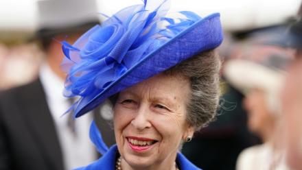 La princesse Anne lors d'une garden party à Edimbourg, en Ecosse, le 1er juillet 2025