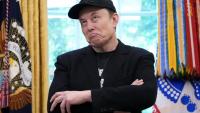 Elon Musk dns le bureau ovale de la Maison blanche le 30 mai 2025.