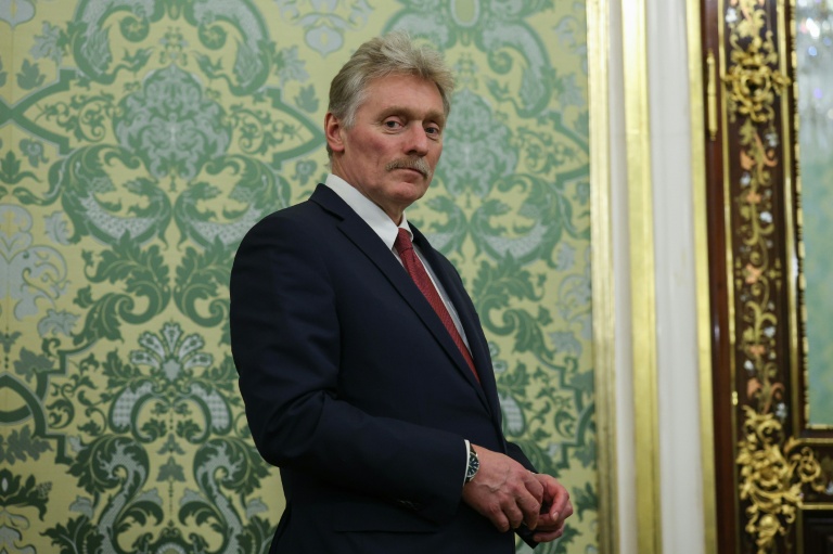 Le porte-parole du Kremlin Dmitri Peskov au Kremlin à Moscou le 19 Novembre 2025
