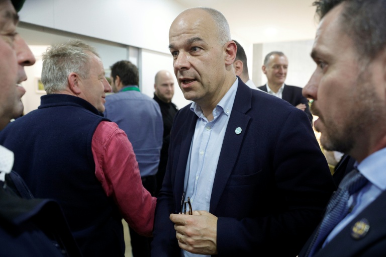 Le président de la FNSEA Arnaud Rousseau au Salon de l'agriculture à Paris le 26 février 2026