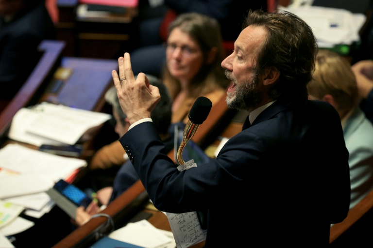 Le député PS Boris Vallaud le 31 octobre 2025 à l'Assemblée nationale à Paris