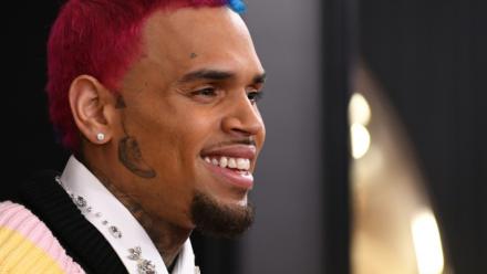Le chanteur Chris Brown le 26 janvier 2020 à Los Angeles