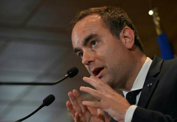 Le Premier ministre Sébastien Lecornu à Giverny le 27 mars 2026