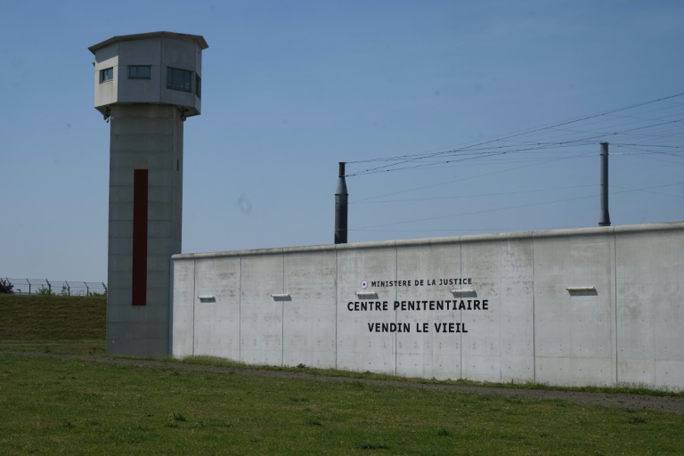 Le centre pénitentiaire de Vendin-le-Vieil, le 14 mai 2025 dans le Pas-de-Calais