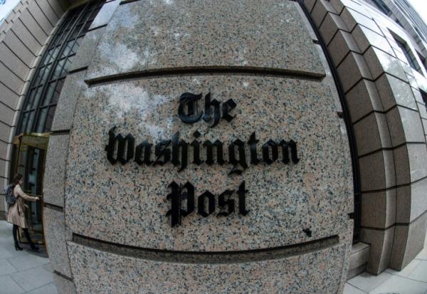 Le siège du Washington Post sur K Street à Washington DC le 16 mai 2019