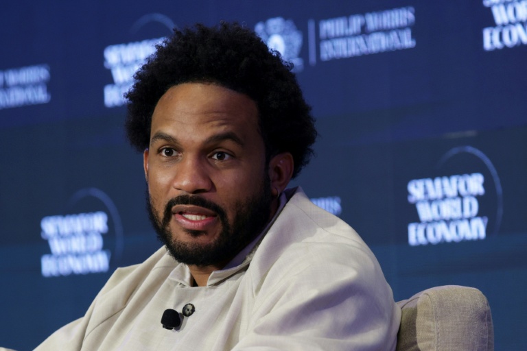 Le patron de Kickstarter, Everette Taylor, le 15 avril 2026 à Washington, aux Etats-Unis