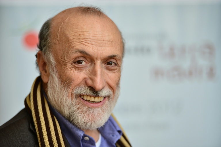 Le fondateur du mouvement Slow Food Carlo Petrini à Turin le 25 octobre 2012