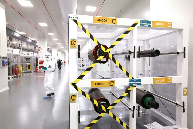 Dans l'usine de Verkor à Bourbourg, le 11 décembre 2025