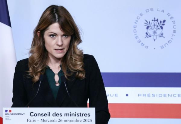 Maud Brégeon à l'Elysée à Paris le 26 novembre 2025