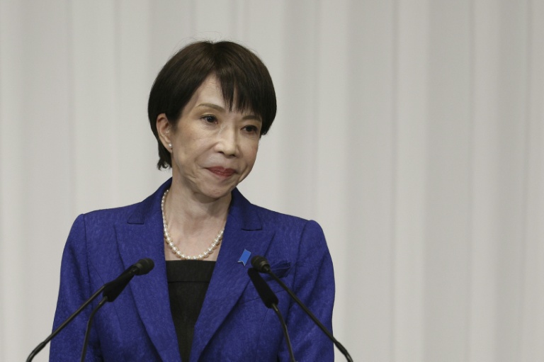La Première ministre japonaise Sanae Takaichi à Tokyo, le 9 février 2026