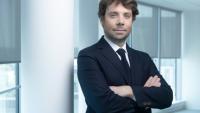 Le journaliste politique Benjamin Duhamel au siège de BFM TV, le 9 avril 2025 à Paris
