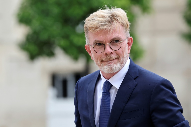 Marc Fesneau, président du groupe parlementaire Les Démocrates, arrive au palais de l'Élysée, le 10 octobre 2025 à Paris