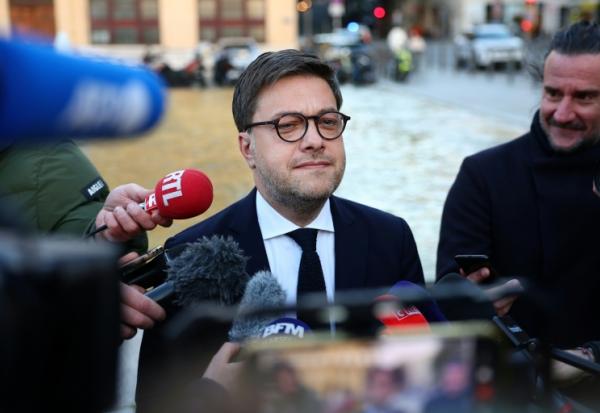 Le maire de Marseille Benoit Payan, à la sortie de la préfecture des Bouches-du-Rhône, à Marseille, le 20 novembre 2025