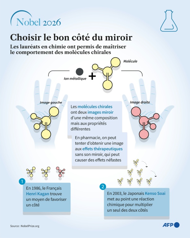 Nobel de chimie : choisir le bon côté du miroir