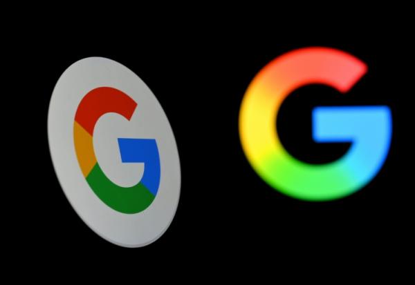Logos Google à Bruxelles, le 29 septembre 2025.