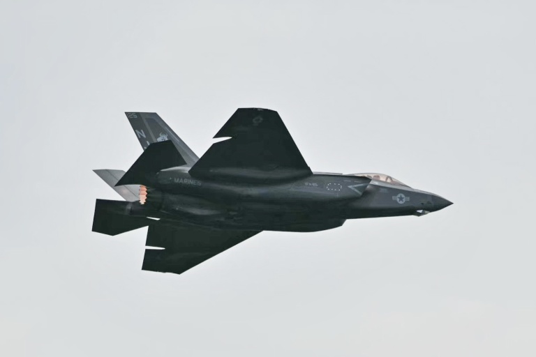 Un F-35 dans le ciel de Washington, le 4 juillet 2026