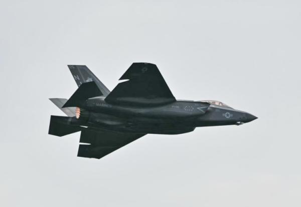 Un F-35 dans le ciel de Washington, le 4 juillet 2026