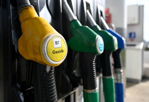 Des pompes à carbureant dans une station-service à Thionville, dans le nord-estde laFrance, le 9 mars 2026