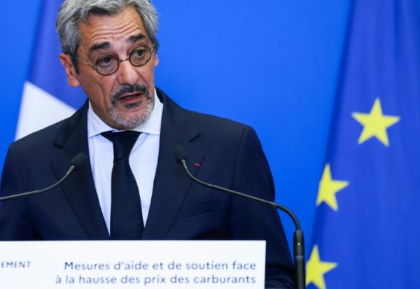 Le ministre des PME Serge Papin lors d'une conférence de presse à Paris, le 22 septembre 2026