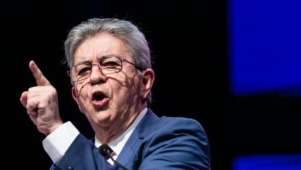 Jean-Luc Mélenchon lors d'un meeting à Roubaix, le 31 janvier 2026