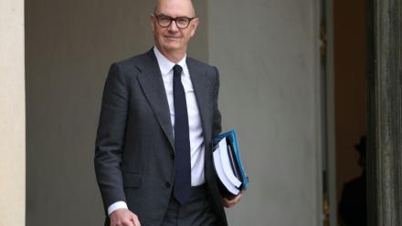 Le ministre de l'Economie Roland Lescure à l'Elysée, à Paris, le 19 novembre 2025