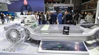 Une batterie de CATL au festival de l'automobile de Shanghai, le 24 avril 2025