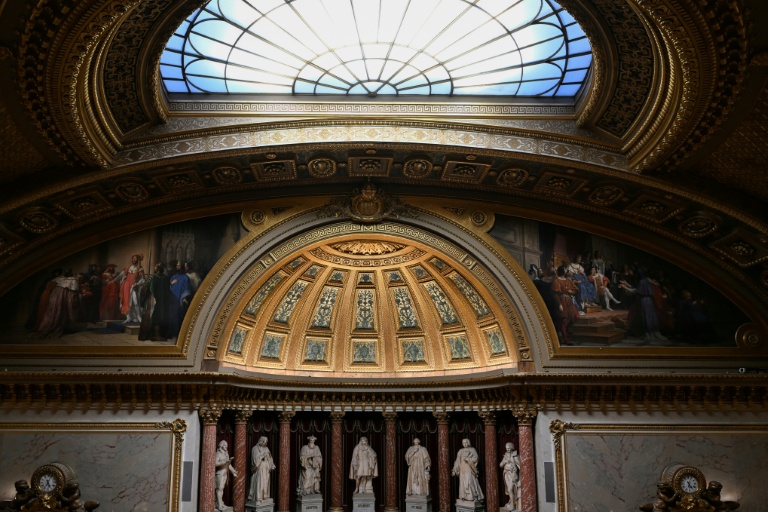 Le Sénat, à Paris, le 31 janvier 2024