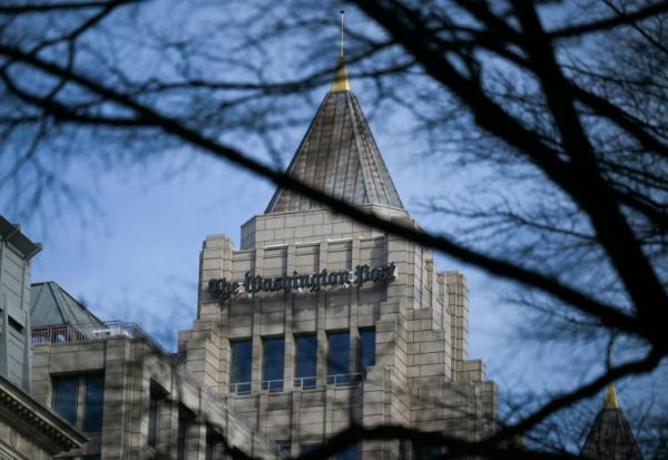 L'immeuble des bureaux du Washington Post à Washington, le 4 février 2026
