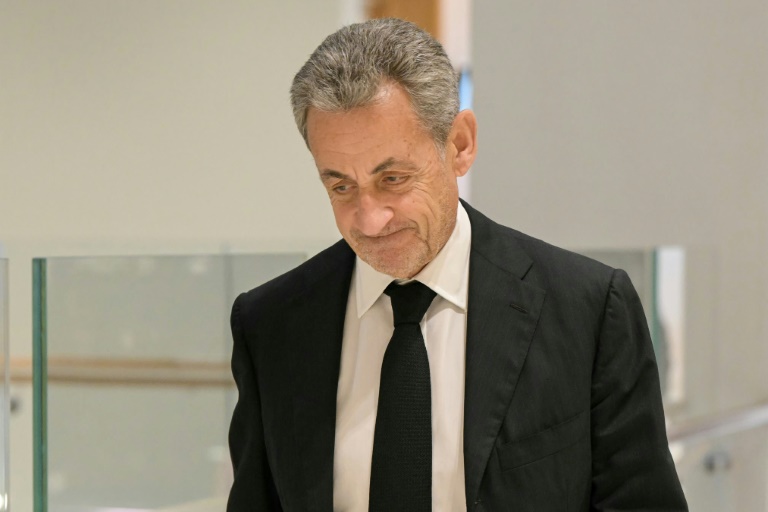 L'ancien président de la République Nicolas Sarkozy, à Paris le 20 janvier 2025