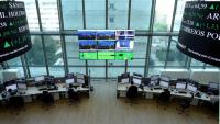 La salle de contrôle d'Euronext, qui gère la Bourse de Paris