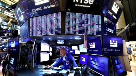 Un opérateur à la Bourse de New York, le 4 août 2026