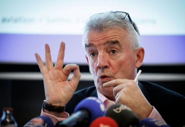 Le directeur général de la compagnie irlandaise Ryanair, Michael O'Leary, le 14 janvier 2026 à Bruxelles