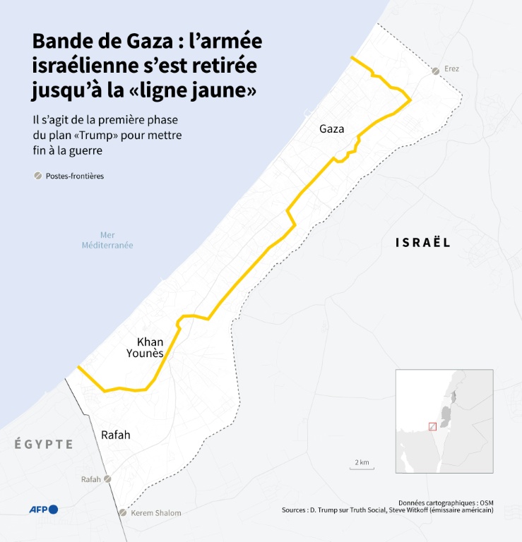Bande de Gaza : l'armée israélienne s'est retirée jusqu'à la 