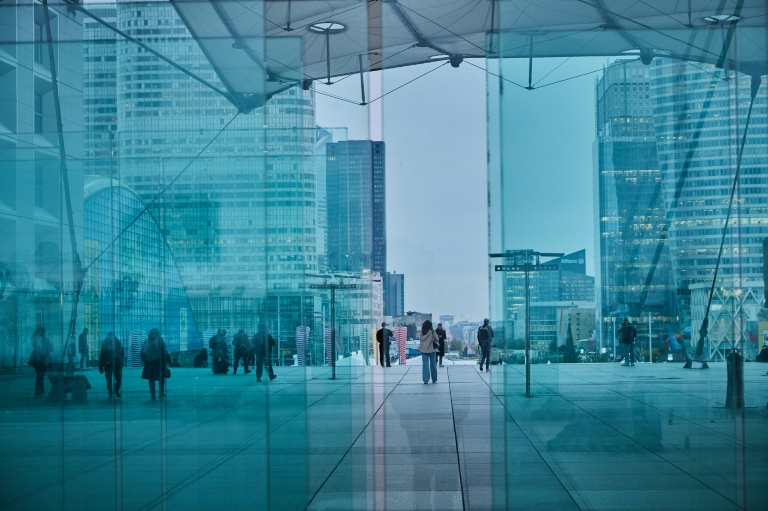 Le quartier d'affaires de La Défense, près de Paris, le 8 novembre 2024
