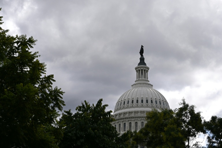 Le dôme du Capitole de Washington, siège du Congrès américain, le 10 octobre 2025