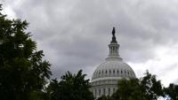 Le dôme du Capitole de Washington, siège du Congrès américain, le 10 octobre 2025