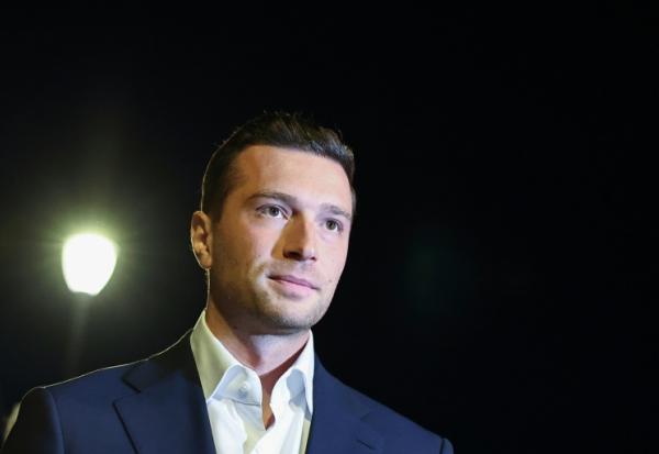 Le président du Rassemblement national Jordan Bardella à La Seyne-sur-Mer le 27 septembre 2026