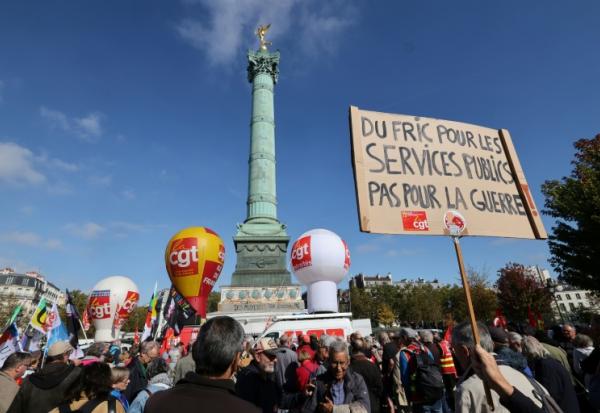 Manifestation de retraités à l'appel des syndicats CGT, FSU et Solidaires pour une revalorisation "maximum" des pensions complémentaires, le 14 octobre 2026
