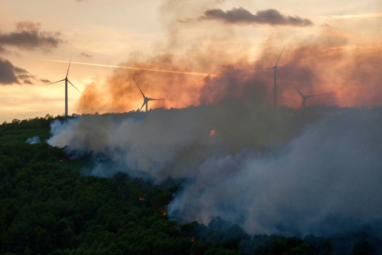 Sur les hauteurs de Pouzols-Minervois, dans l'Aude, le 1er juillet 2026