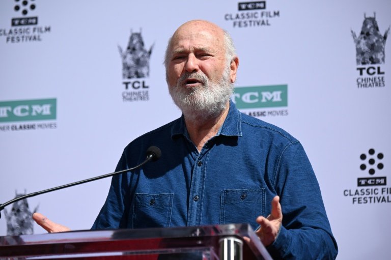 L'acteur et réalisateur Rob Reiner s'exprime lors d'une cérémonie d'hommage au comédien Billy Crystal, au TCL Chinese Theatre à Hollywood, en Californie, le 12 avril 2019
