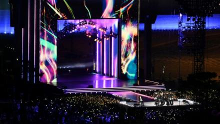 Concert du boys band de K-pop BTS à Séoul, le 21 mars 2026 