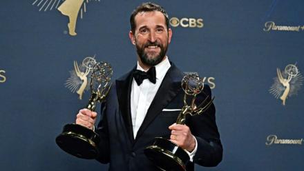 Noah Wyle lors des Emmy, à Los Angeles, le 14 septembre 2025