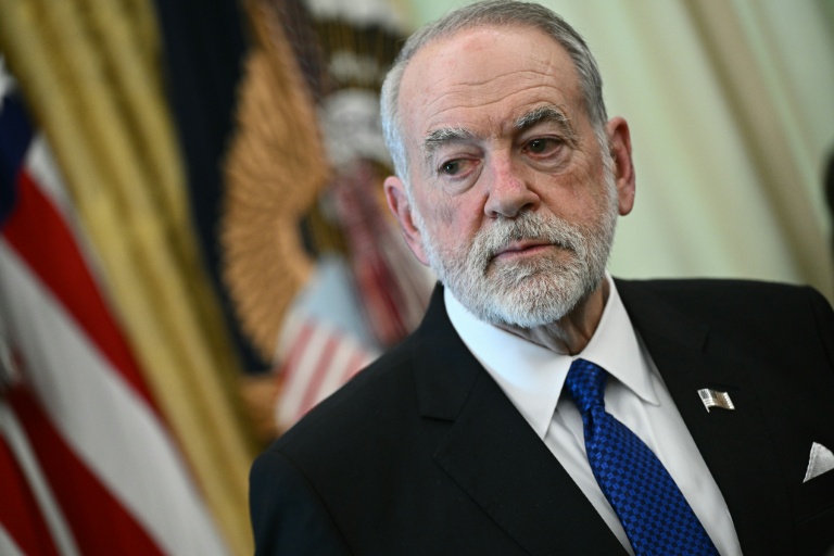 L'ambassadeur américain en Israël Mike Huckabee à la Maison Blanche, le 23 avril 2026 à Washington
