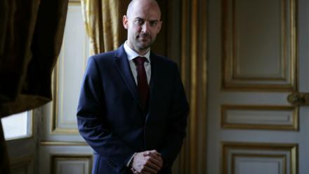 Le ministre français des Affaires étrangères, Jean-Noel Barrot, au Quai d'Orsay à Paris, le 24 mars 2026