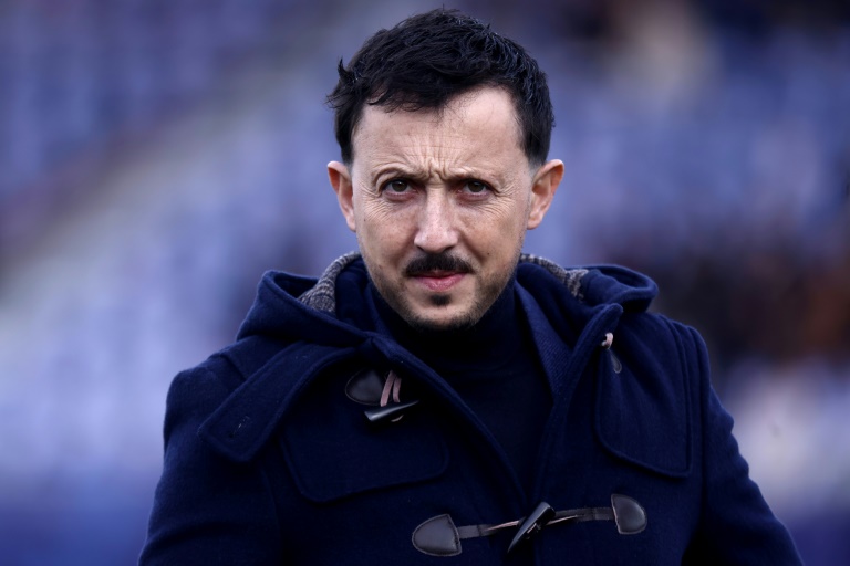 Pablo Longoria, lors d'un match de Coupe de France entre l'OM et Bourg-en-Bresse, le 21 décembre 2025