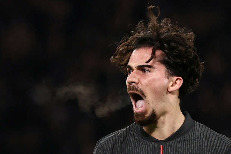 Le milieu de terrain portugais du Paris SG Vitinha, auteur d'un triplé lors du match de Ligue des champions contre Tottenham, le 26 novembre 2025 au Parc des Princes