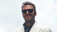 MIAMI, FLORIDE - 08 MAI : David Beckham sourit dans le paddock avant le Grand Prix de F1 de Miami à l'autodrome international de Miami le 08 mai 2022 à Miami, Floride.   Jared C. Tilton/Getty Images/AFP